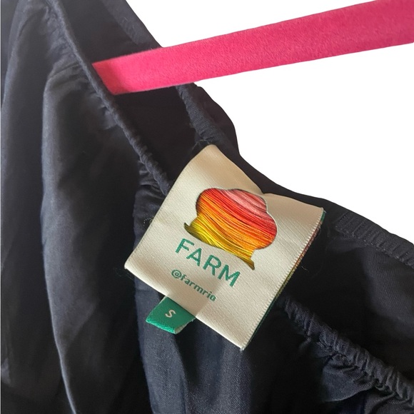 Farm Rio Black One Shoulder Cutout Maxi Dress NWOT Elegant Event Wedding  Small - Picture 6 of 12